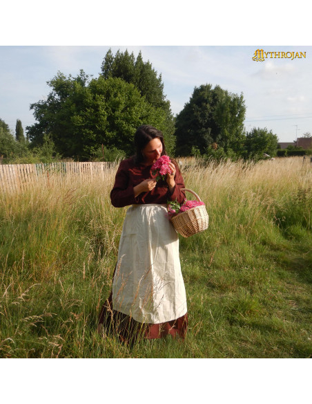 Medieval Renaissance apron, natural...