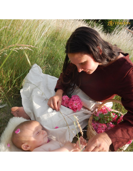 Medieval Renaissance apron, natural...