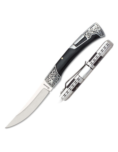 Albainox brand knife decorated black resin (21.3 cm.)