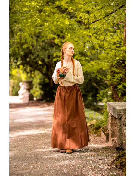 Medieval skirt woman Tobacco Medieval skirt woman Tobacco