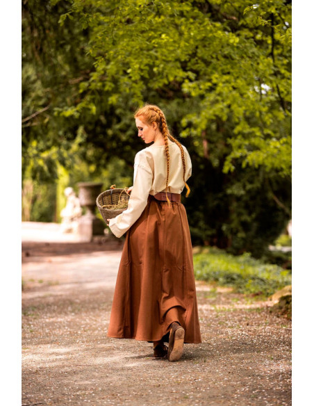Medieval skirt woman Tobacco Medieval skirt woman Tobacco