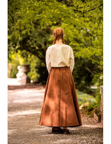 Medieval skirt woman Tobacco Medieval skirt woman Tobacco
