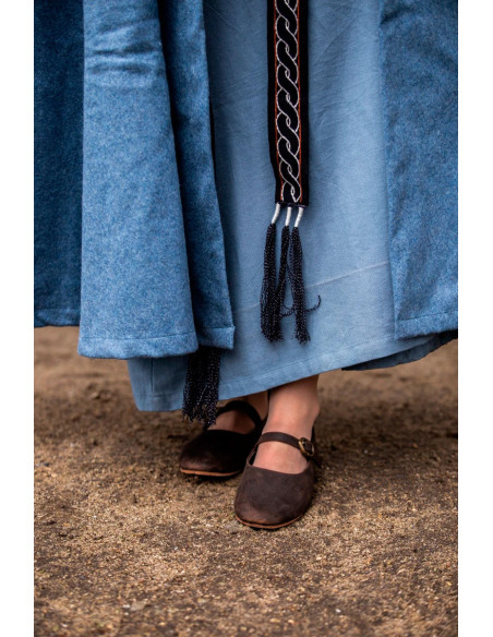 Medieval women's shoes model Cecilie,...