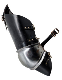 Medieval leather and steel legs - Refurbished
