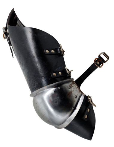 Medieval leather and steel legs - Refurbished