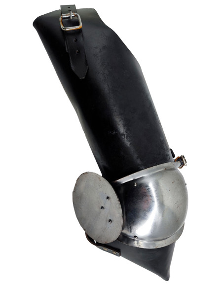 Medieval leather and steel legs -... Medieval leather and steel legs -...