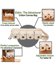 Druid belt with 4 cotton pockets 2