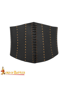 Anne Bony Black Leather Pirate Corset 2