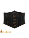 Anne Bony Black Leather Pirate Corset