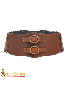 Double leather warrior belt (111.8 cm.) 2