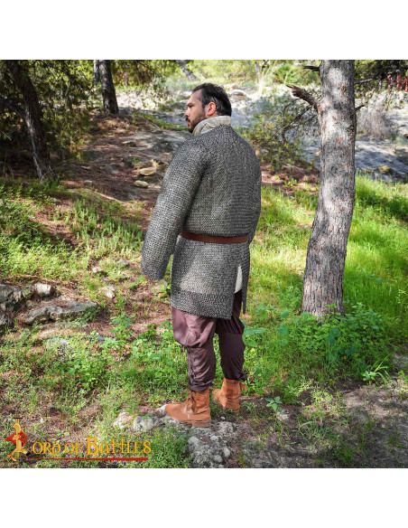 Steel chain mail round rings Hauberk...