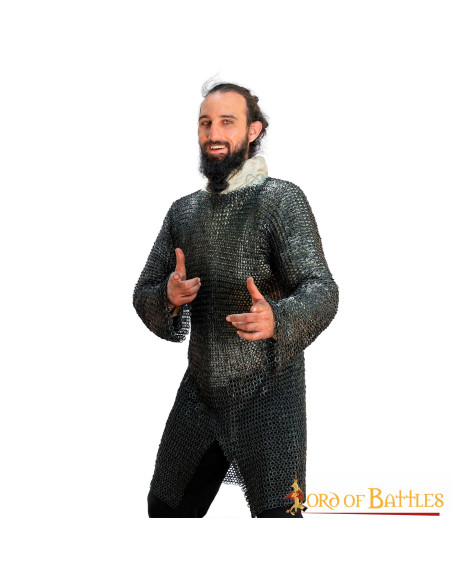 Mild steel chain mail flat ring...