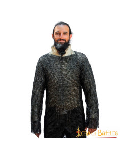 Mild steel chain mail flat ring Hauberk model (9 mm.) 2