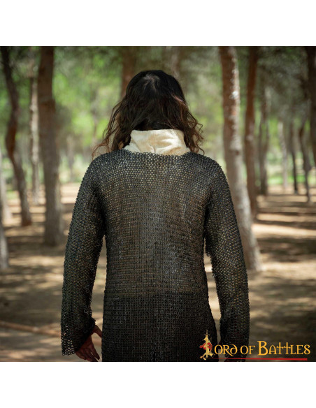 Mild steel chain mail flat ring...