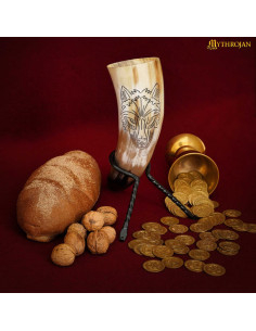 Viking drinking horn Wolf model (400 ml.) 2