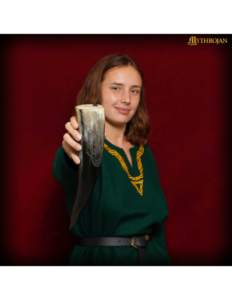 Viking drinking horn Wolf model (400...
