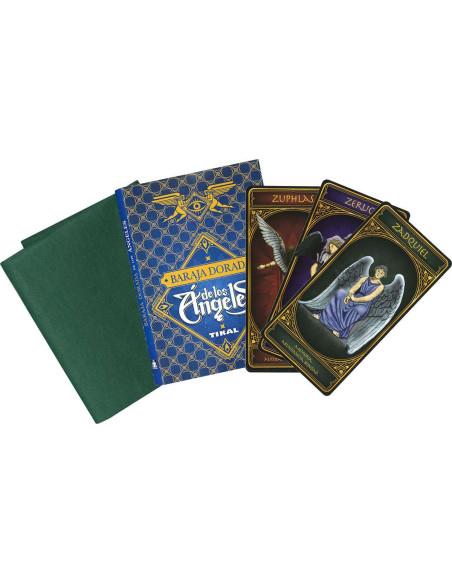 Golden Deck of Angels Cards (In Spanish)