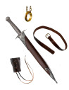 Frodo Pack: Ring and Sword Pendant with belt and baldric - The Lord of the Rings