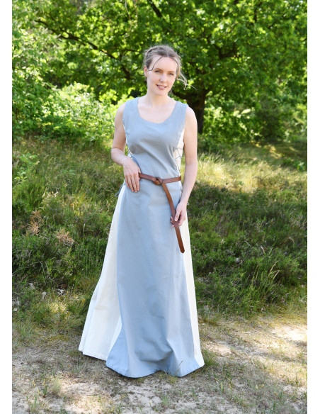 Medieval sleeveless dress model...