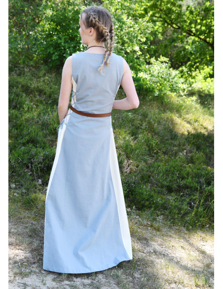 Medieval sleeveless dress model...