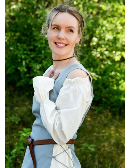 Medieval sleeveless dress model...