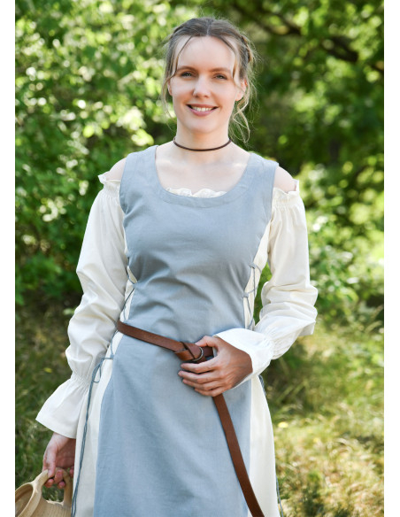 Medieval sleeveless dress model...