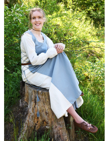 Medieval sleeveless dress model...