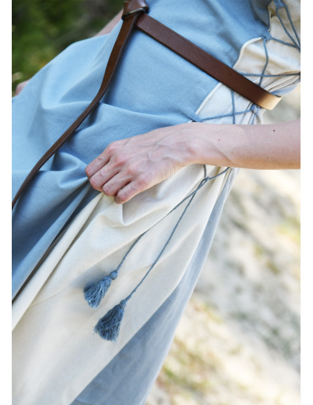 Medieval sleeveless dress model...