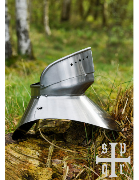 Medieval steel gorget of the Late...