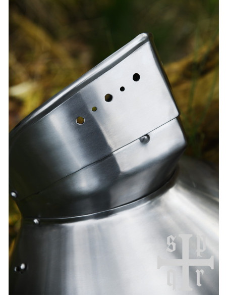 Medieval steel gorget of the Late...