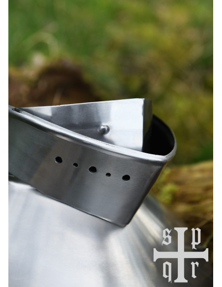 Medieval steel gorget of the Late...