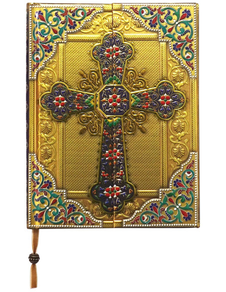Diary with Cross design Sacred art