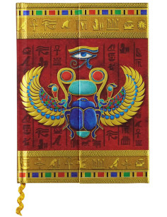 Diary with Egyptian Scarab design (144 pages)