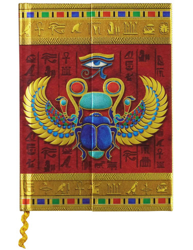 Diary with Egyptian Scarab design (144 pages)