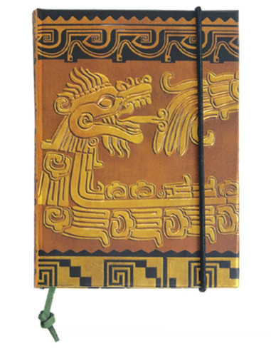 Diary with Pre-Columbian Mini Aztec design (144 pages)