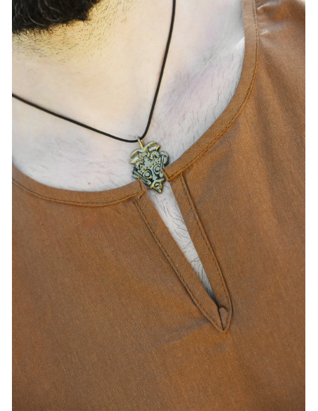 Medieval sleeveless tunic model...