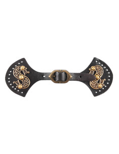 Closure of medieval leather cape model dragons 2