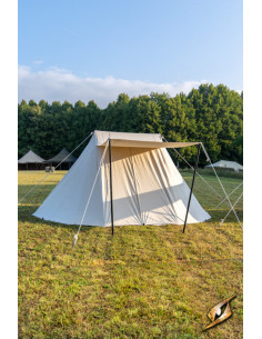 Natural medieval tent for warrior, 3 x 5 meters. (compact... 2