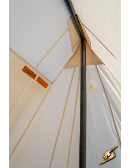 Natural medieval tent for warrior, 3...