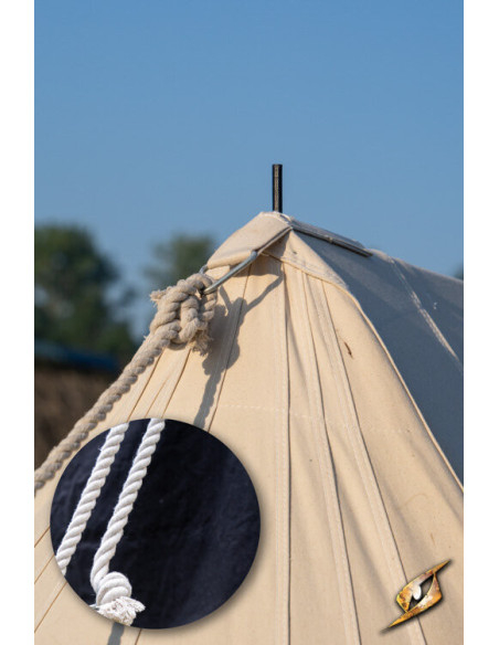 Black medieval tent for warriors, 3 x...