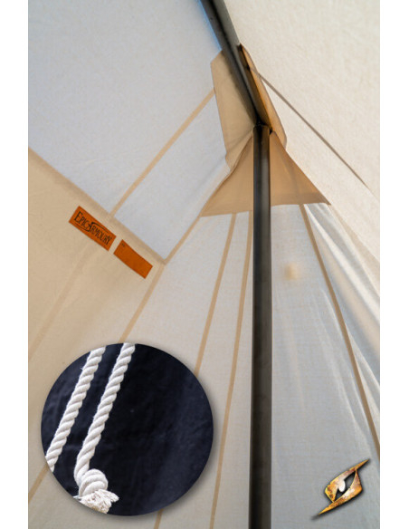 Black medieval tent for warriors, 3 x...