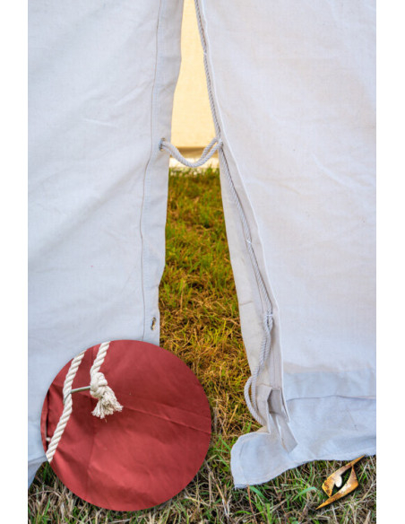 Medieval red tent for warriors, 3 x 5...