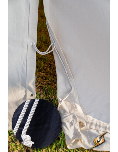 Black medieval tent for warriors, 4 x...