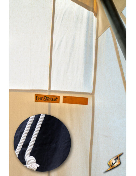 Black medieval tent for warriors, 4 x...