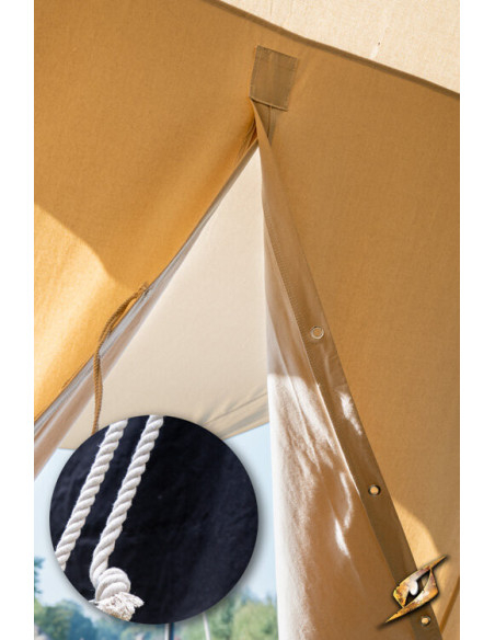 Black medieval tent for warriors, 4 x...