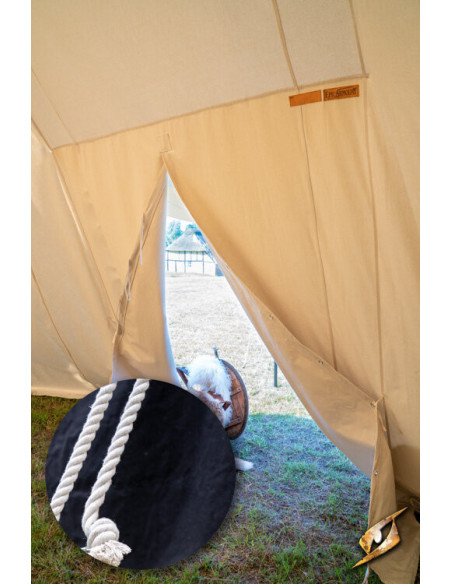 Black medieval tent for warriors, 5 x...