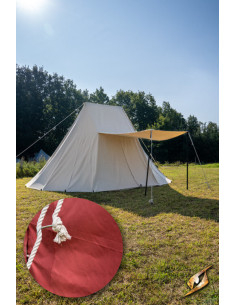 Medieval red tent for warriors, 5 x 7 meters. (Compact... 2