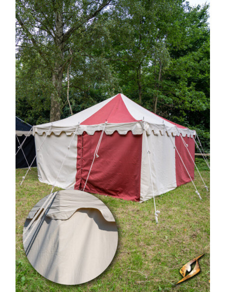 Medieval marquee tent, natural 4 x 4...