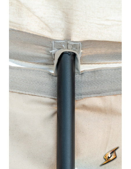 Medieval marquee tent, natural 4 x 4...