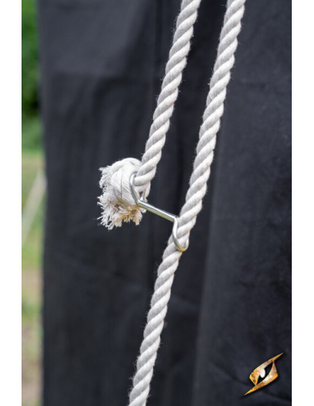 Medieval marquee tent, black-yellow 4...